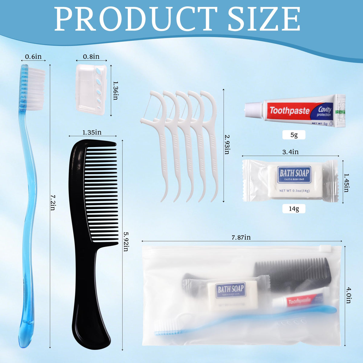 24Pack Personal Hygiene Kit Basic Toiletry Kits Homeless - MAGJERO Official Imagery - 3