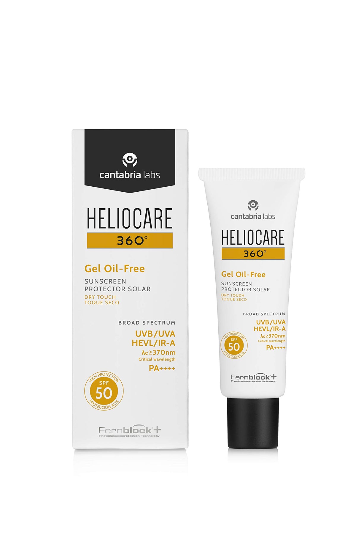 Heliocare 360 Oil Free Gel SPF50 50ml Gel Sunscreen For Face - Heliocare Official Imagery - 1