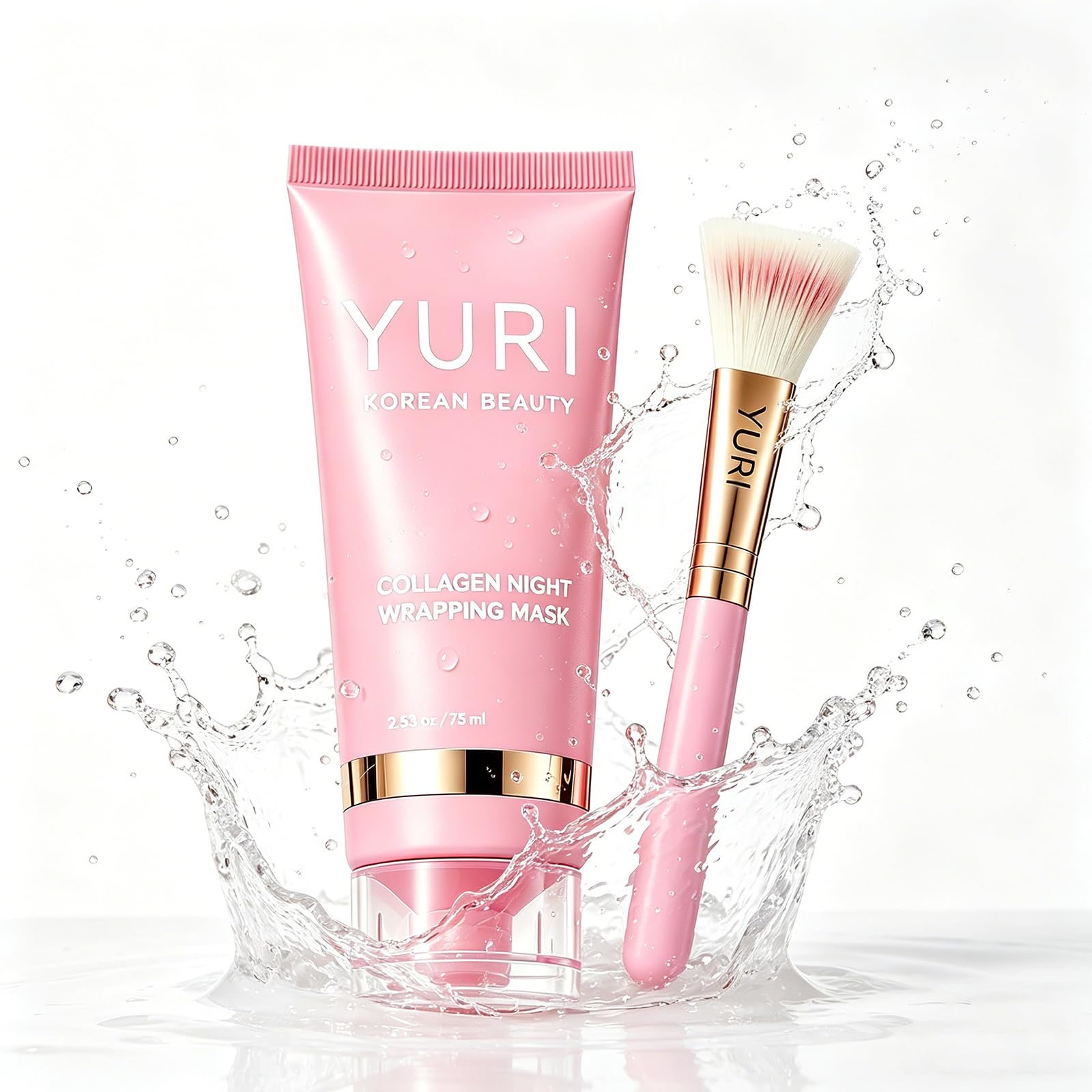 YURI Collagen Night Wrapping Mask, Overnight Peel-Off Sleeping - Yuri Korean Beauty