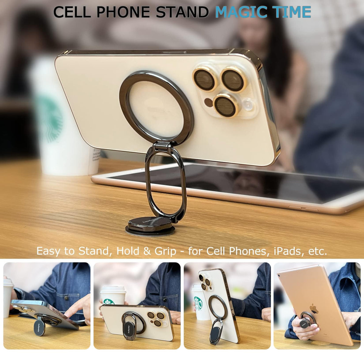Doflyesky Magnetic Phone Ring Holder with Magsafe Double - Doflyesky Official Imagery - 6