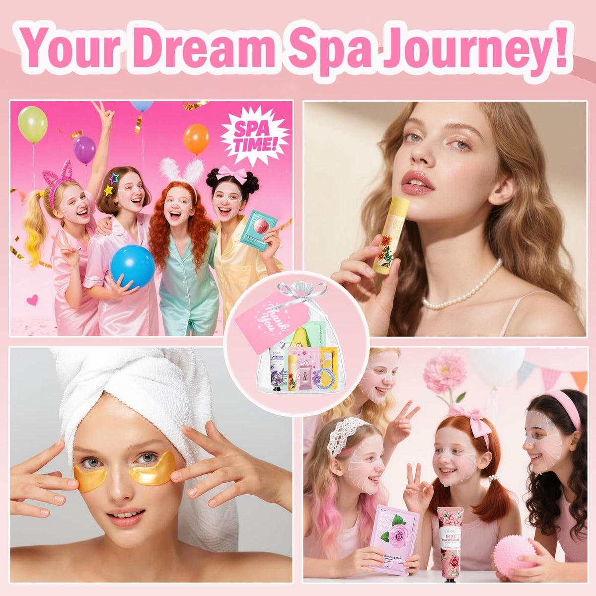 90 PCS Spa Party Supplies Gifts for Women Spa Party Supplies - Sulily Official Imagery - 5