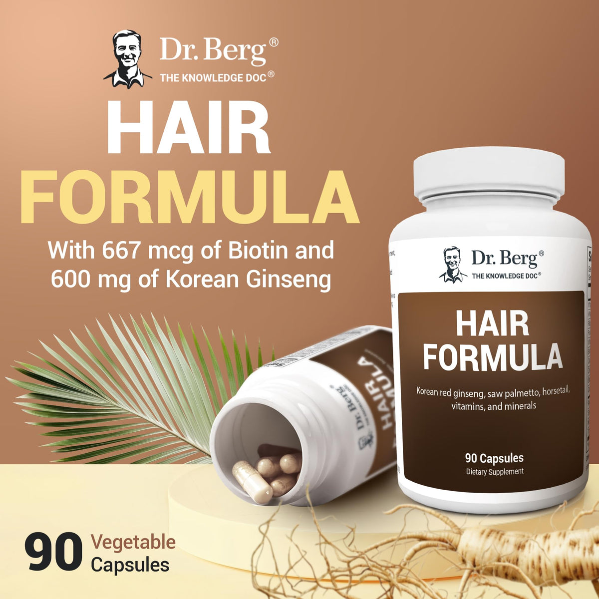 Dr Berg Hair Skin Nails with Biotin - Dr. Berg Nutritionals Official Imagery - 5
