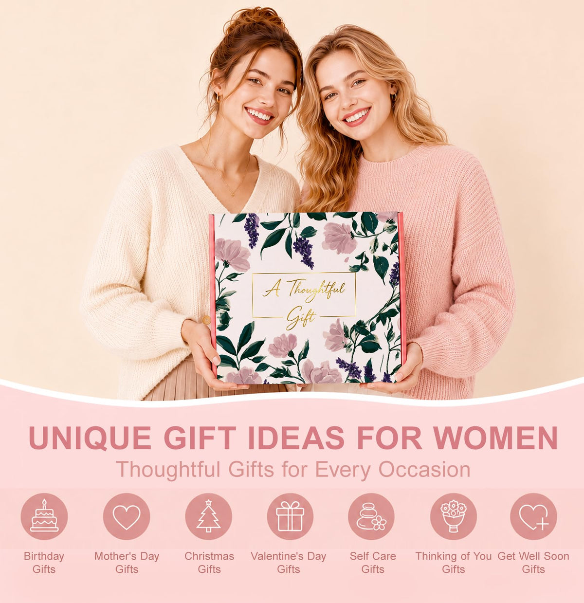Birthday Gifts for Women 10 Piece Self Care Spa Gift Basket - BodyRefresh Official Imagery - 8
