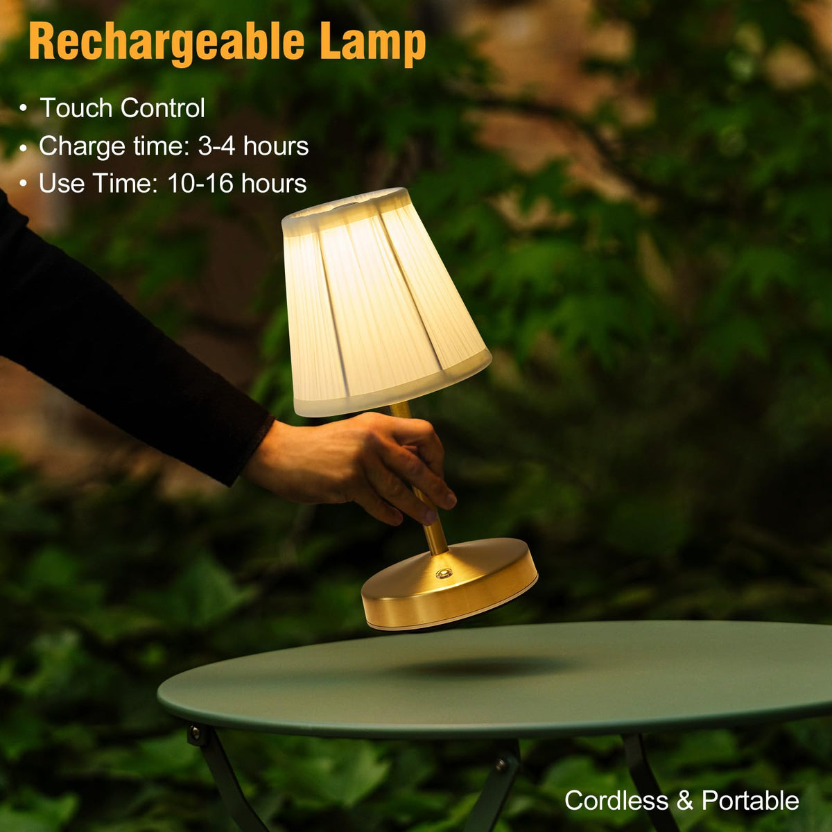 5w Led Cordless Mini Lamps 3000 mah Battery Operated Lamp 3 - KPSHINE Official Imagery - 7