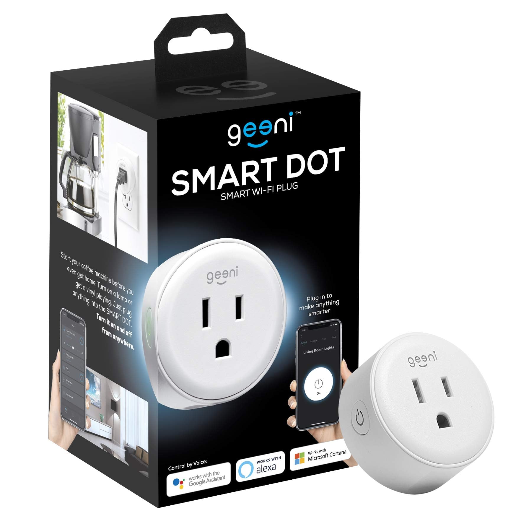 Geeni Dot Plug, 2.4 GHz Wi-Fi, Fire-Resistant, Schedule & Timer, - Geeni Official Product View 10
