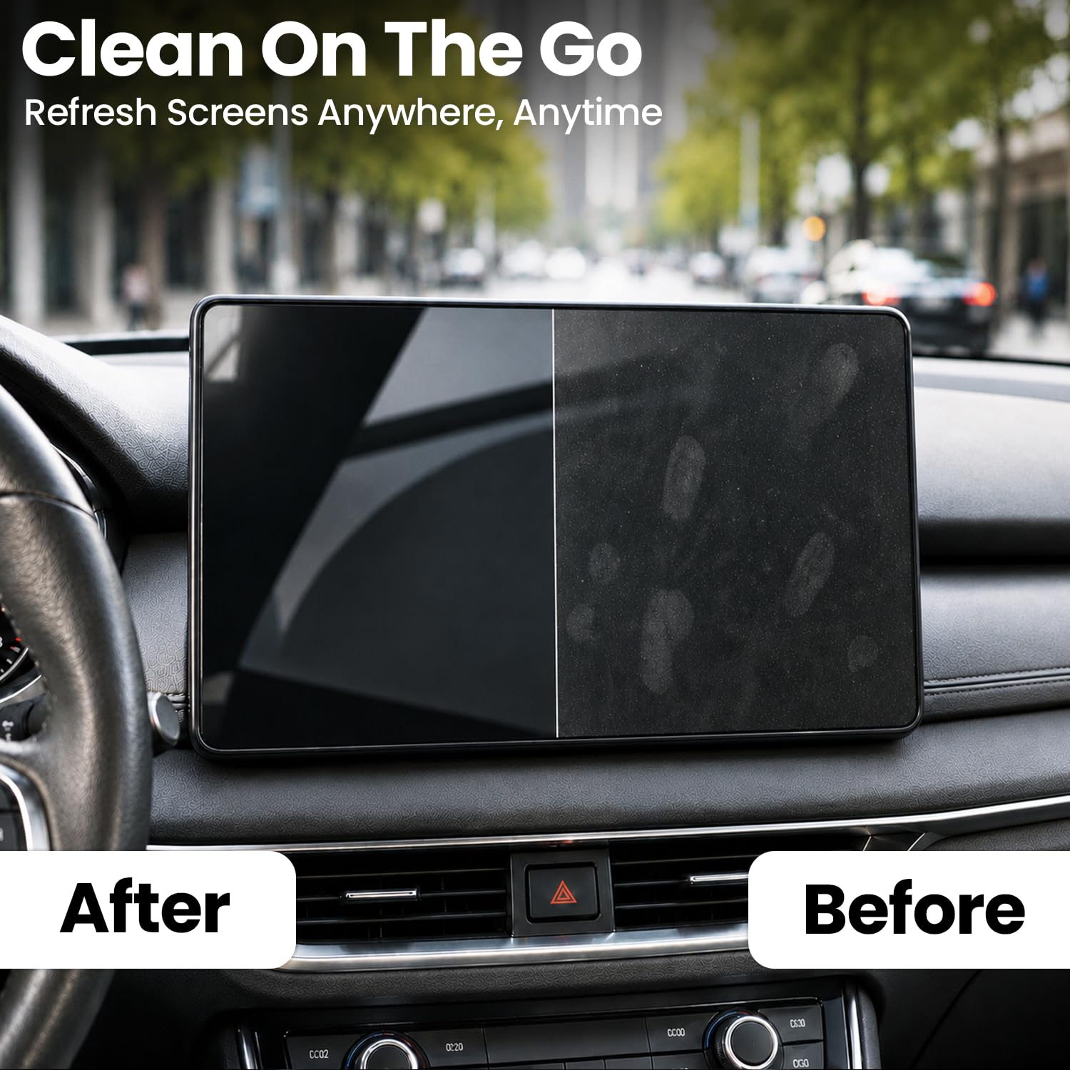 EVEO Car Screen Cleaner Spray and Wipe -2-in-1 iPad Accesories La by EVEO - Angle View 2