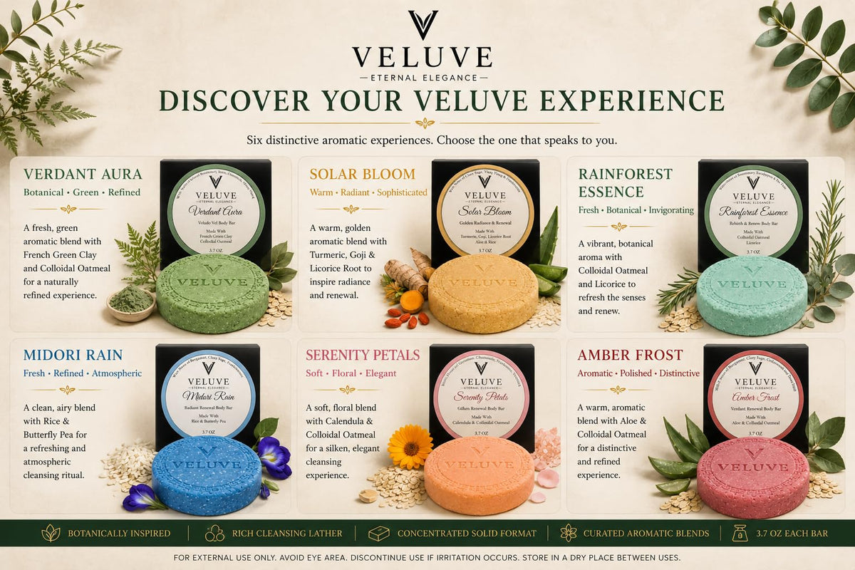 Veluve Non Drying Body Bar Solar Bloom High Lather Botanical - Veluve Official Imagery - 6