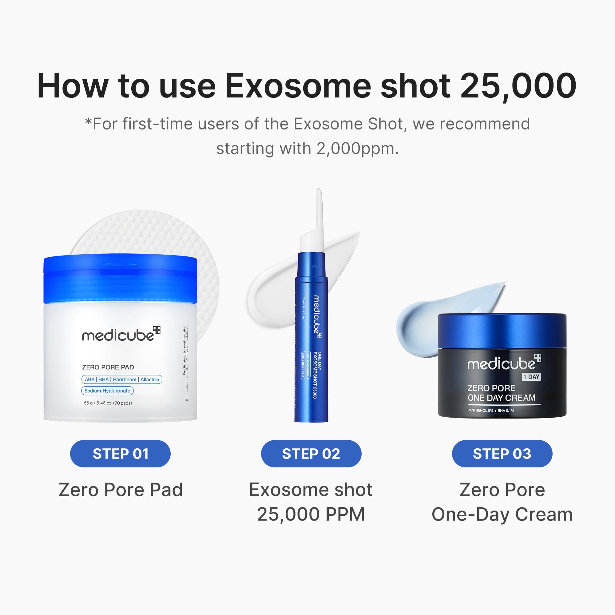 medicube Exosome Shot Zero 25,000 PPM Spicule Facial Serum - View 8