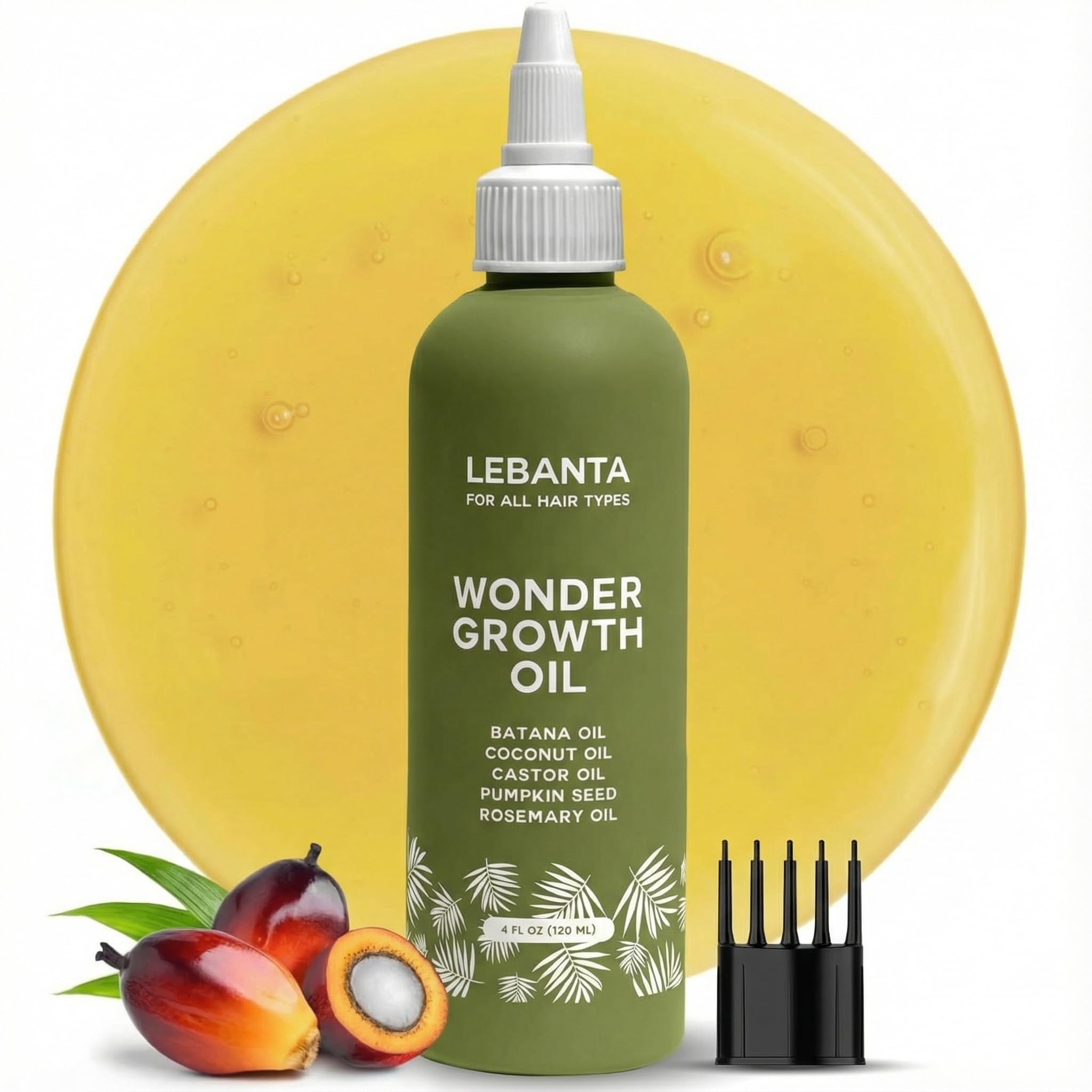Lebanta Batana Oil For Hair - 100% Pure & Raw & Natural Blend With O - Lebanta Official Product View 1