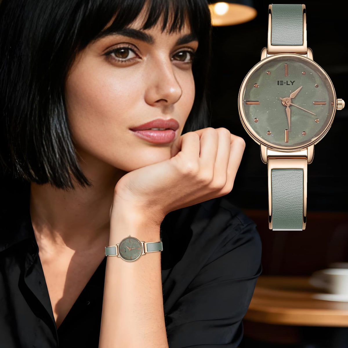 4 Pack Watches for Women Vintage Dress Analog Quartz Ladies - dayutech Official Imagery - 8