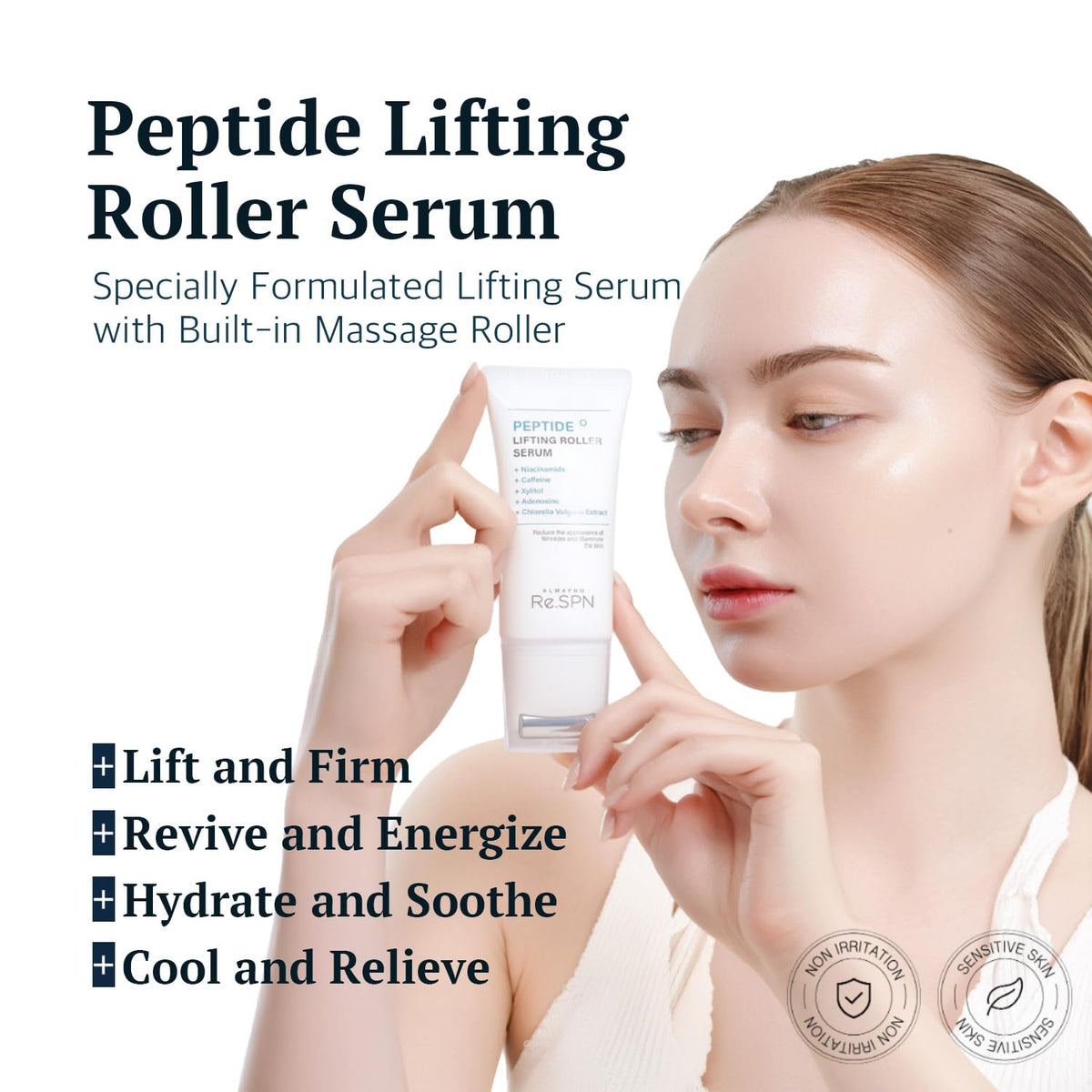 Re SPN Under Eye Patches Peptide Lifting Serum - AlwayNu Re.SPN Official Imagery - 4
