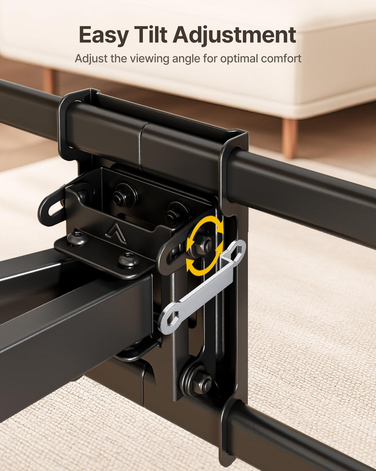 monTEK Full Motion TV Wall Mount for 37 84 Inch TVs - monTEK Official Imagery - 5