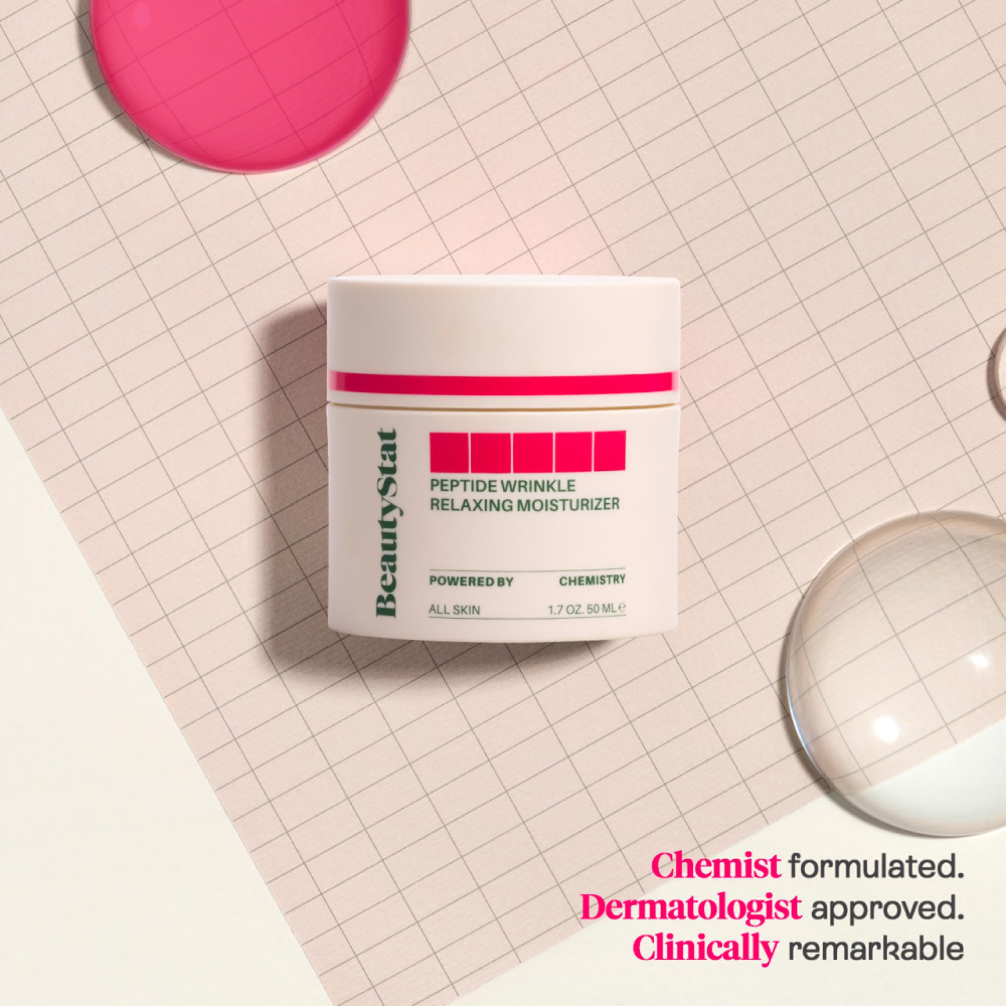 BeautyStat Peptide Wrinkle Relaxing Moisturizer - BeautyStat Official Imagery - 4