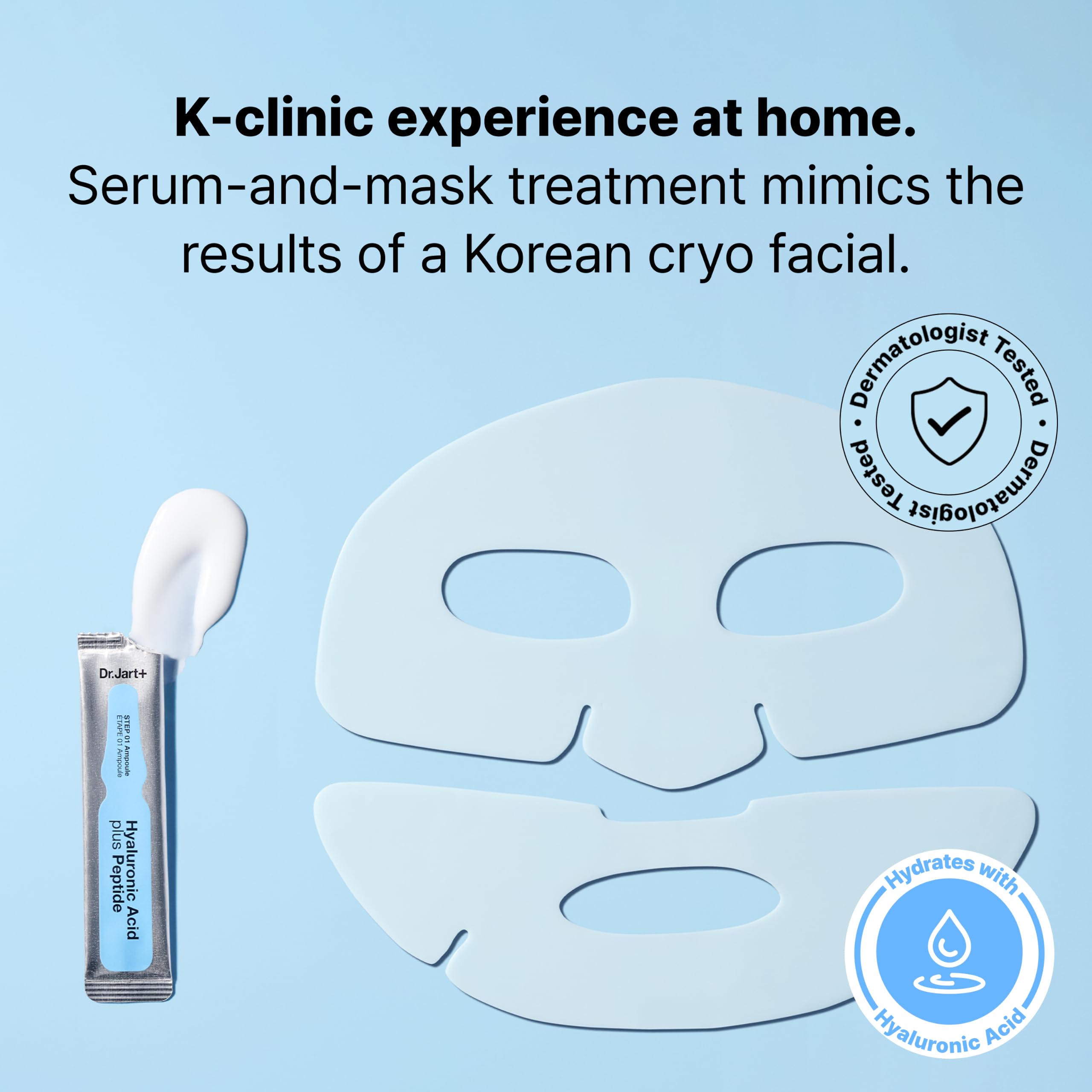 Dr.Jart+ Cryo Rubber Cooling Korean Face Mask with Serum Ampoule - Generic