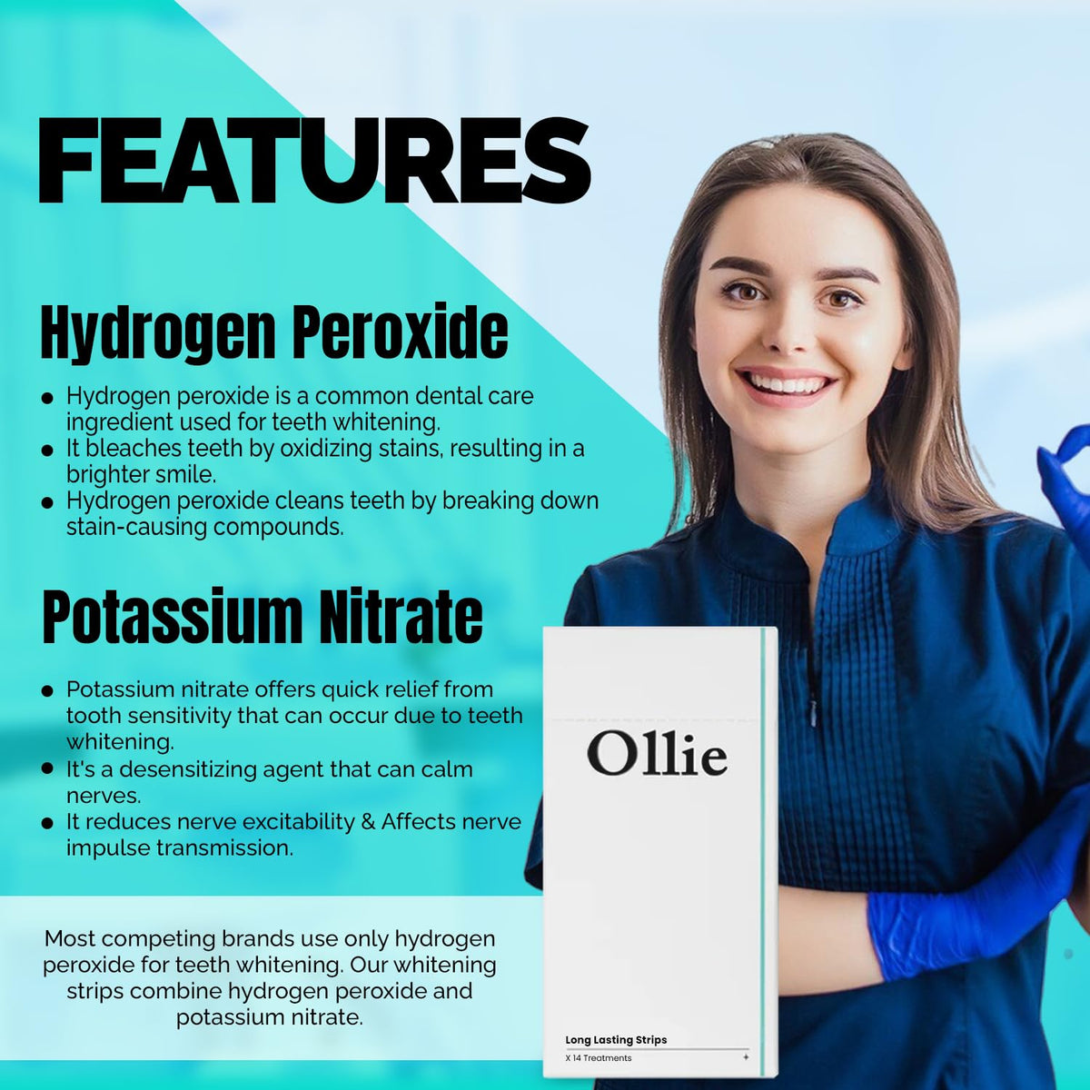 Ollie Transformation Kit Whitening Strips with - Ollie Official Imagery - 6