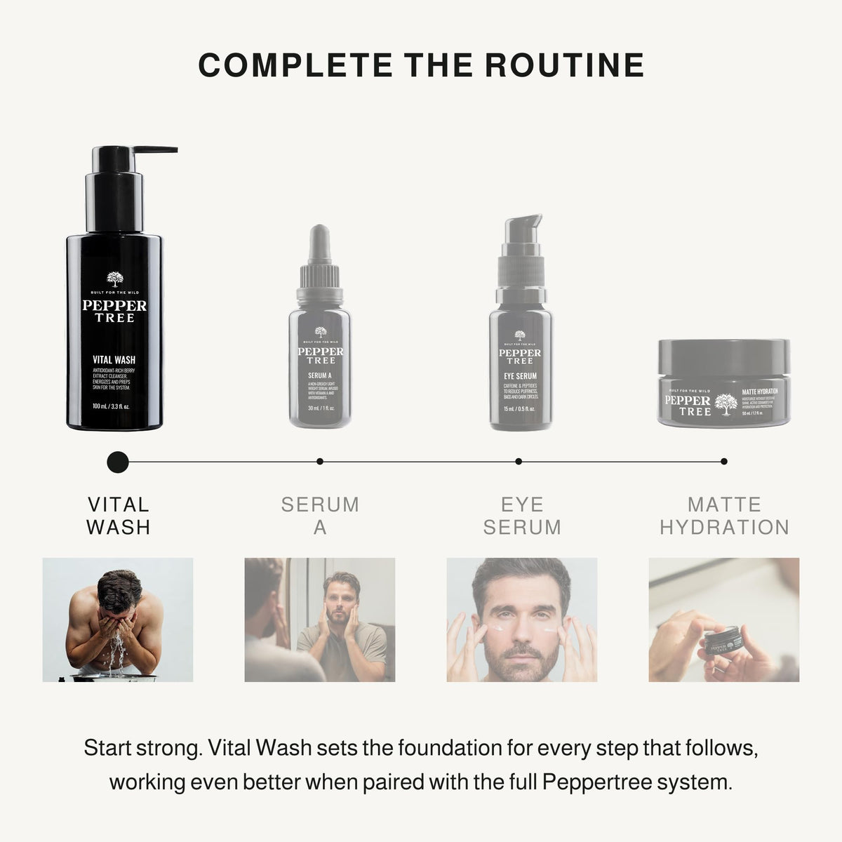 Peppertree Men s Vital Face Wash - PEPPERTREE MEN’S PRODUCTS Official Imagery - 8