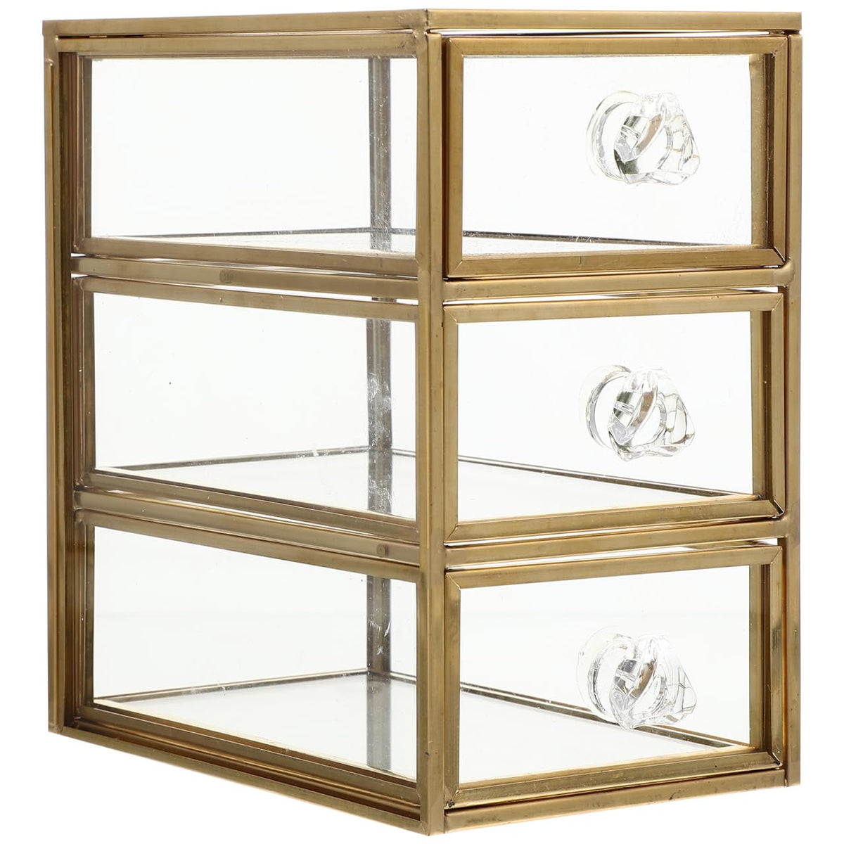 PRETYZOOM Drawer Jewelry Box Transparent Drawer Type Storage - PRETYZOOM Official Imagery - 1