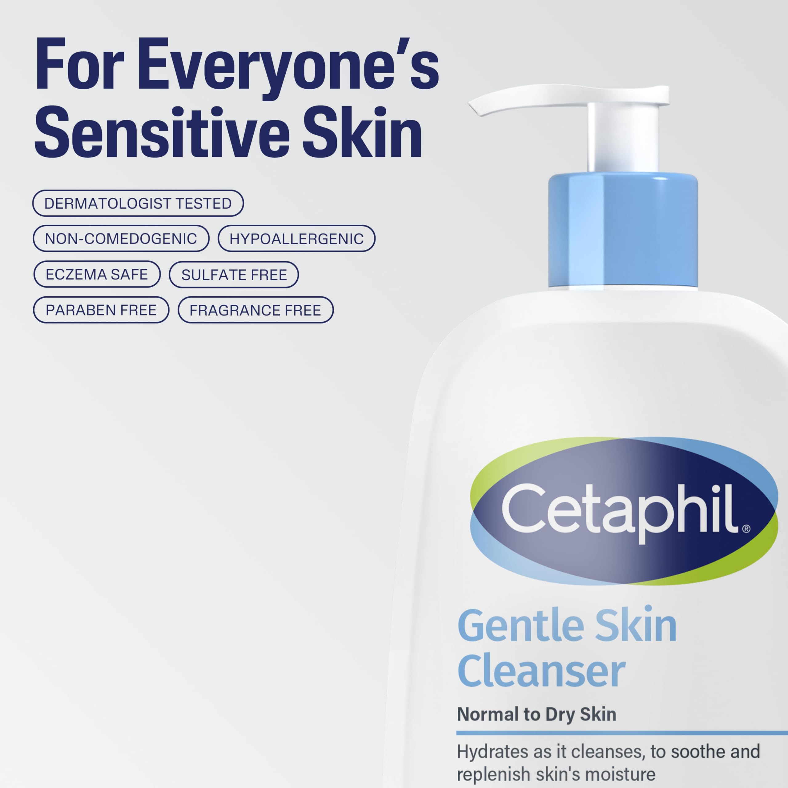 Cetaphil Gentle Cleanser, Hydrating Face Wash, Sensitive Skin - Cetaphil Official Product View 8