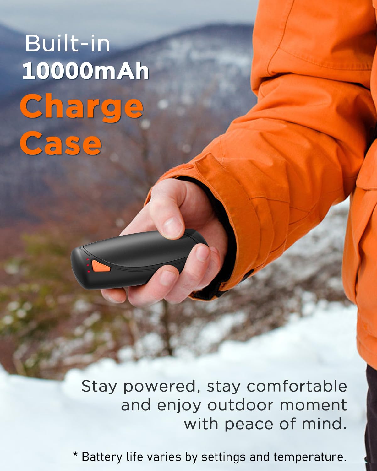 Hand Warmers Rechargeable with Charge Case 2 Packs 14 000mAh - vimwing Official Imagery - 4