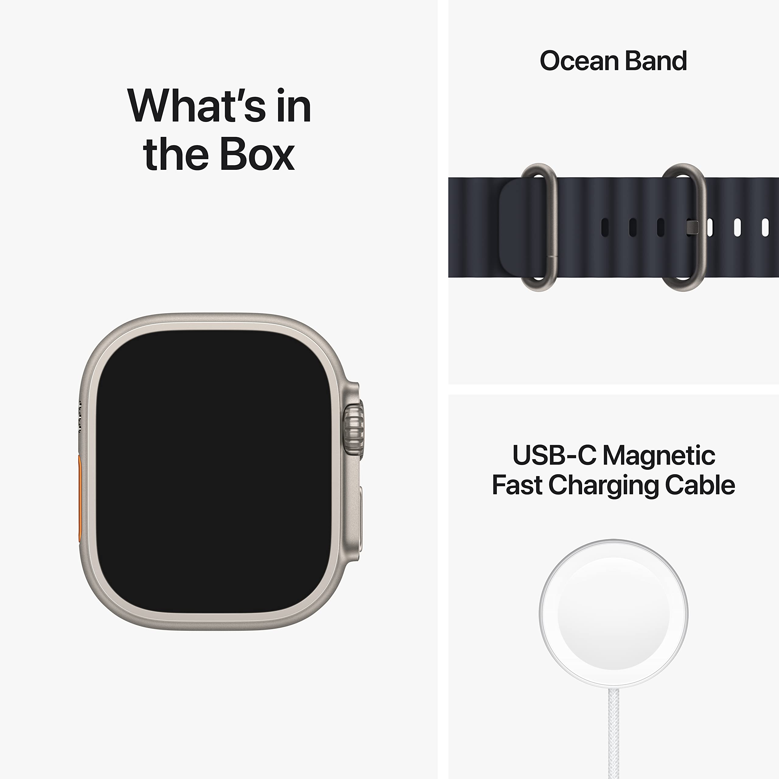 Amazon Renewed Apple Watch Ultra   Titanium Case with Midnight Ocean B - View 8