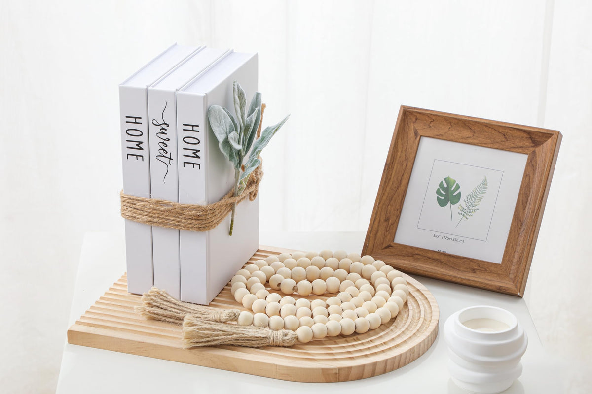 Home Sweet Home White Decorative Books for Home Decor - TenXVI Designs Official Imagery - 7