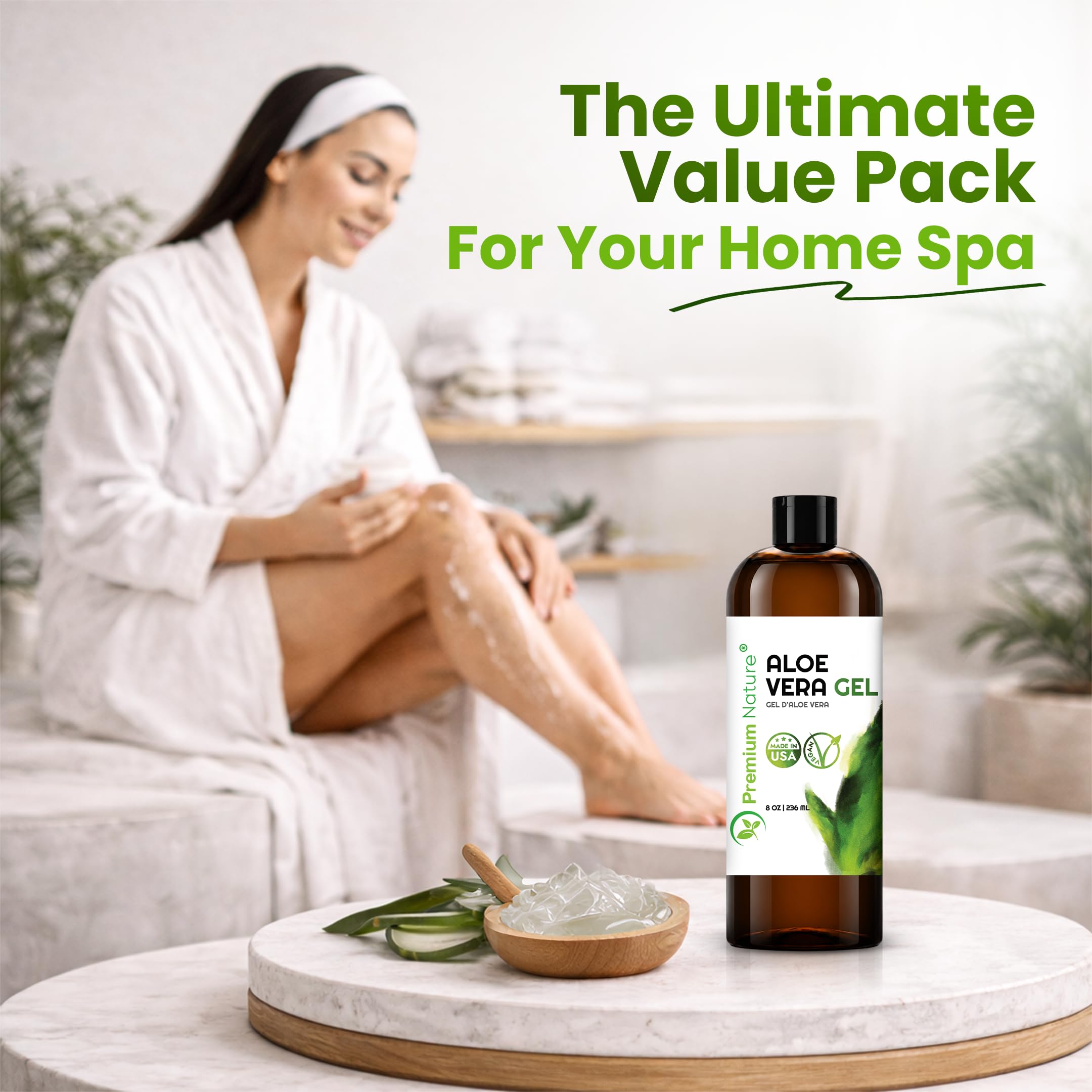 Premium Nature Pure Aloe Vera Gel For Face &amp; Dry Skin, - Premium Nature