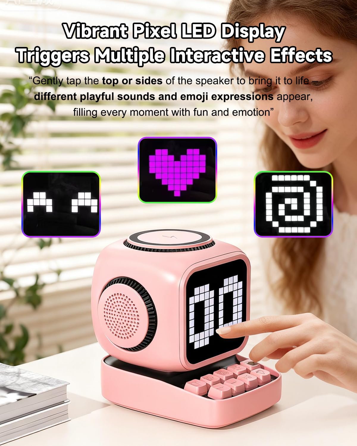Retro Robot 5 in 1 Bluetooth Speaker 15W Wireless Charger - ALYNIC Official Imagery - 6