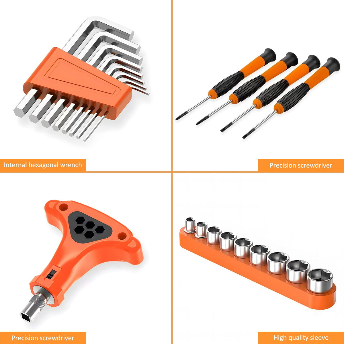 82 Piece Home Tool Kit Complete Set of Essential Tools for - SwellishColor Official Imagery - 4