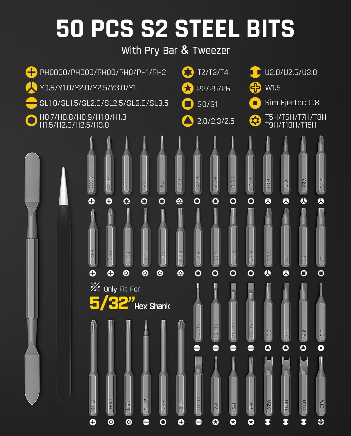 Fanttik E2 Ultra Electric Screwdriver, Screwdriver for Electronic by Fanttik - Angle View 7