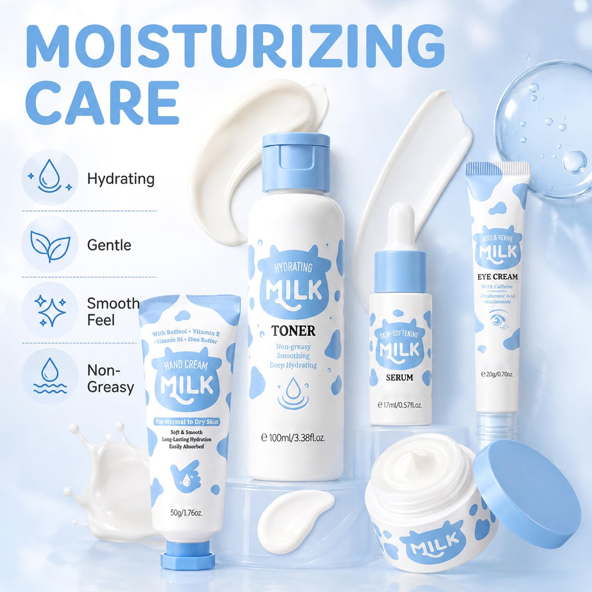 Milk Skin Care for 10 12 Kids Teens Moisturizing Facial - firstfly Official Imagery - 5
