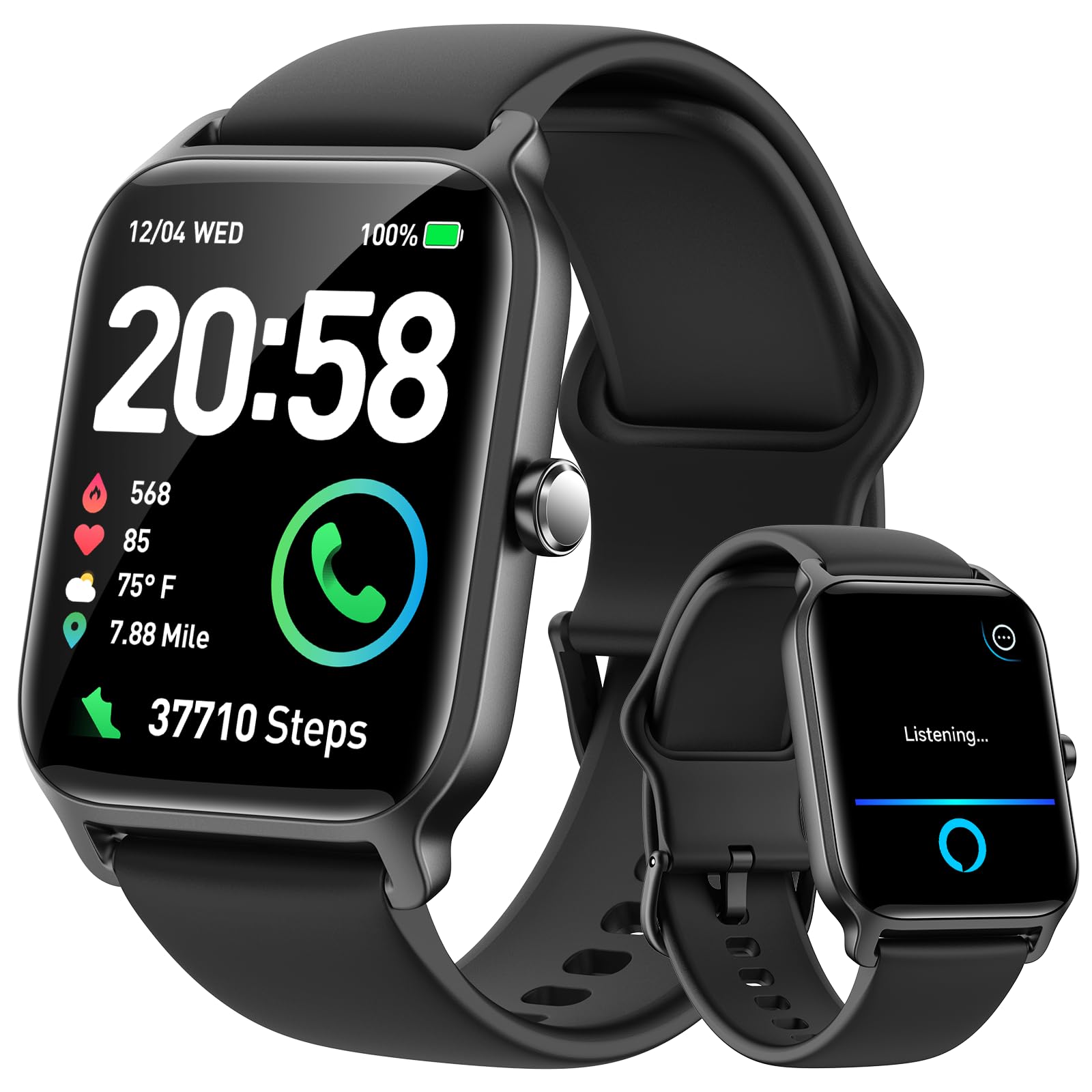 Fitpolo Smart Watches for Men Android & iPhone, Alexa Built-in   IP68 - View 1