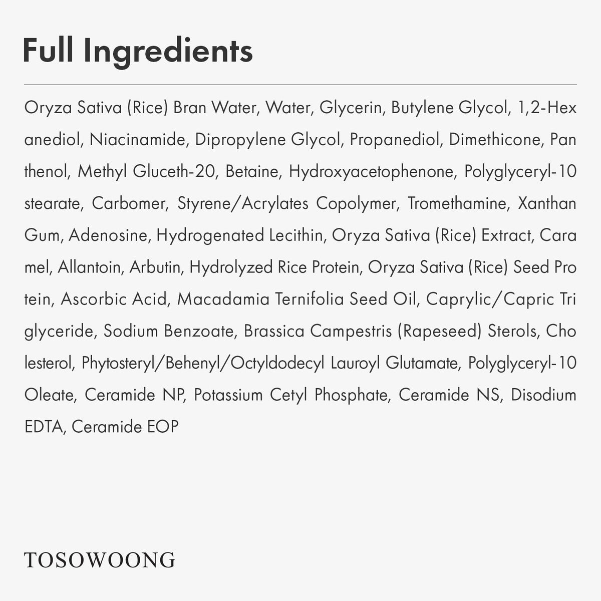 TOSOWOONG Rice Glow Milky Toner for Glass Skin Hydration - TOSOWOONG Official Imagery - 7
