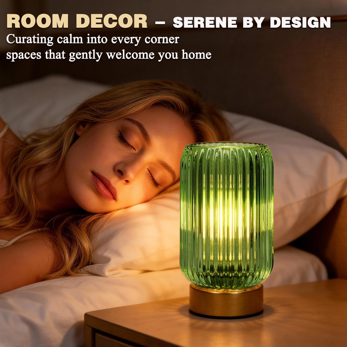 MJ PREMIER Battery Operated Lamp Small Cordless Lamp with - MJ PREMIER Official Imagery - 4