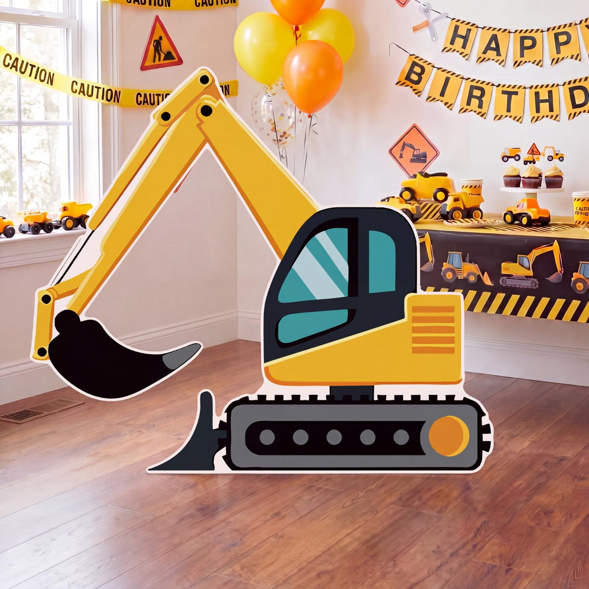 Construction Theme Birthday Party Decorations 35 x 15 Inches - Weysat Official Imagery - 1