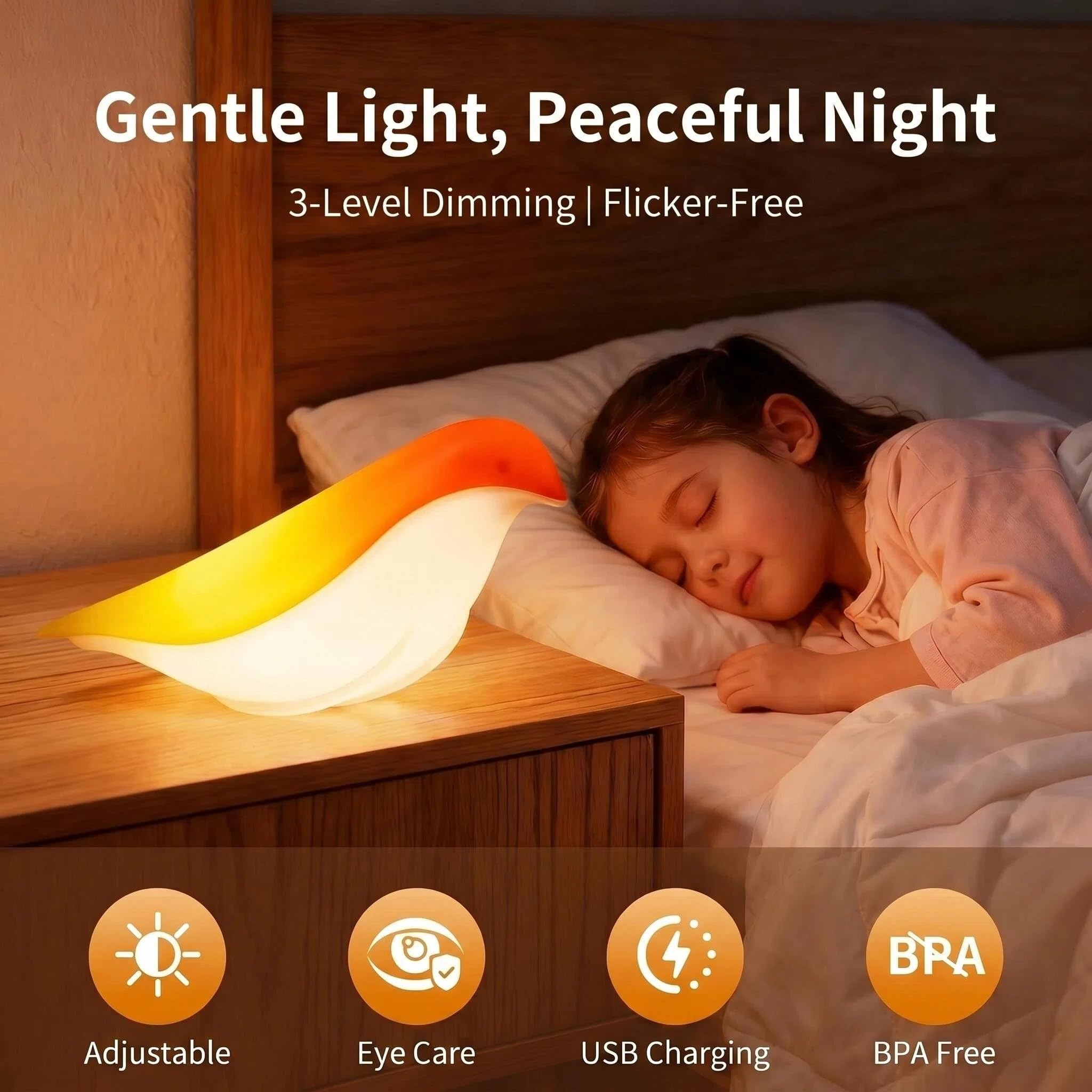 Xhope4u Cordless Bird Lamp,Touch Desk Lamp - View 3