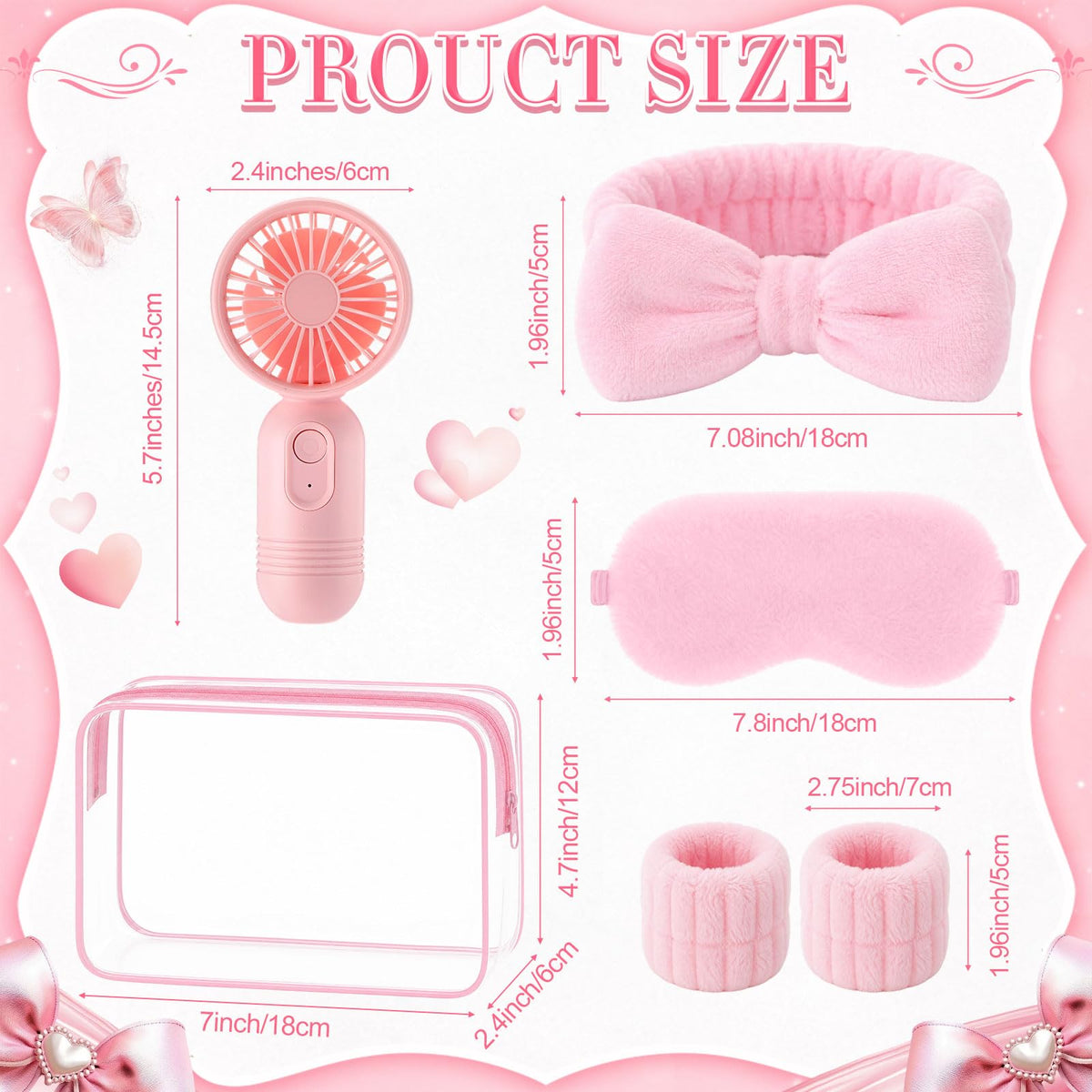 6 Set Spa Party Favors Supplies for Girls Women Mini - ZeahVeyora Official Imagery - 4