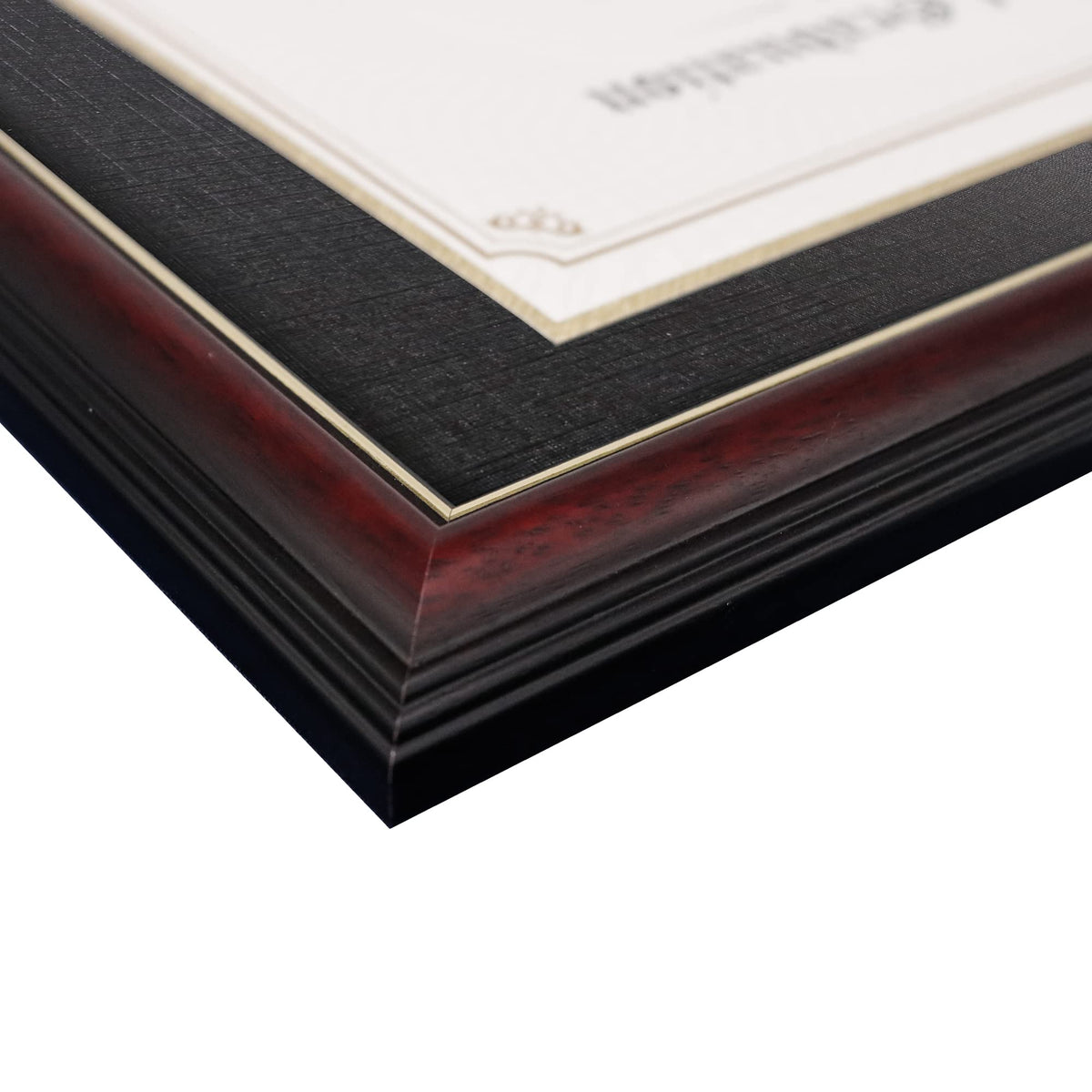 GraduationMall 11x14 Diploma Frame with Black over Gold Mat - GraduationMall Official Imagery - 6