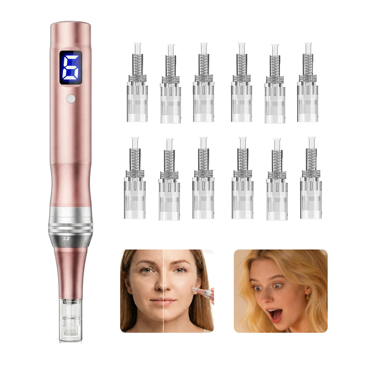 Dermapen Microneedling Pen 0 25mm - Aaussty Official Imagery - 1