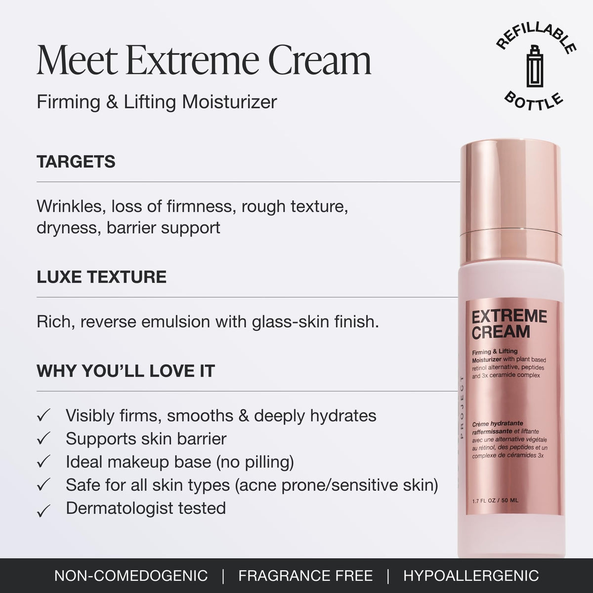 Innbeauty Project Extreme Cream Refillable Moisturizer 1 7 - Innbeauty Project Official Imagery - 3