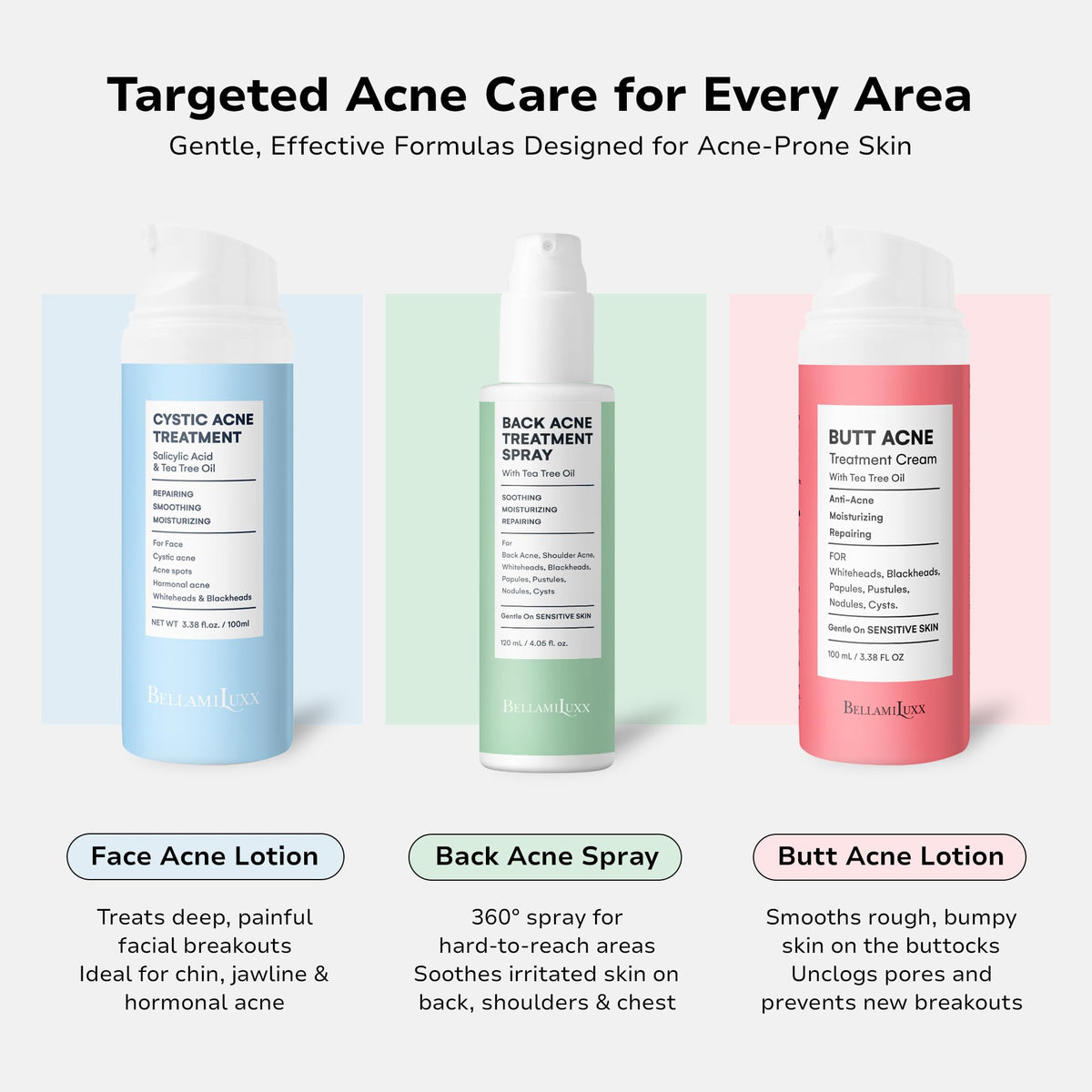 BellamiLuxx Back and Body Acne Treatment Spray 2 Salicylic - BellamiLuxx Official Imagery - 8