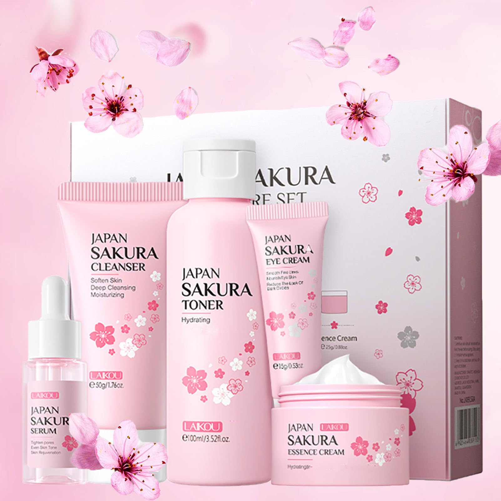 Skin Care Set, Cherry Facial kit for women, Skincare Kit Gifts - Etuanxi