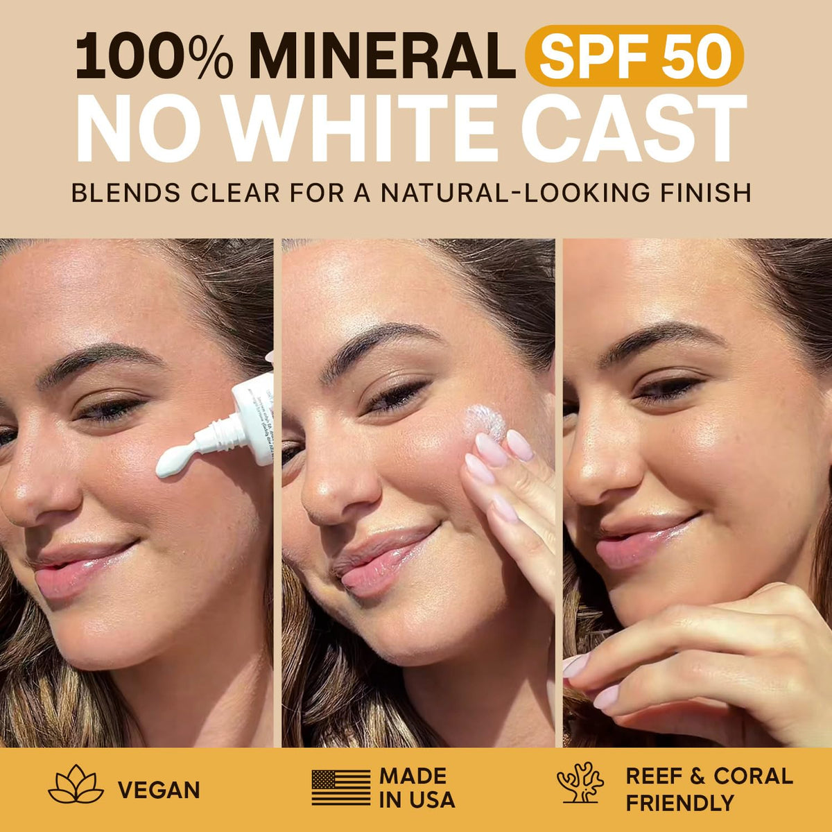 Mineral Face Sunscreen SPF 50 - Beauty by Earth Official Imagery - 3