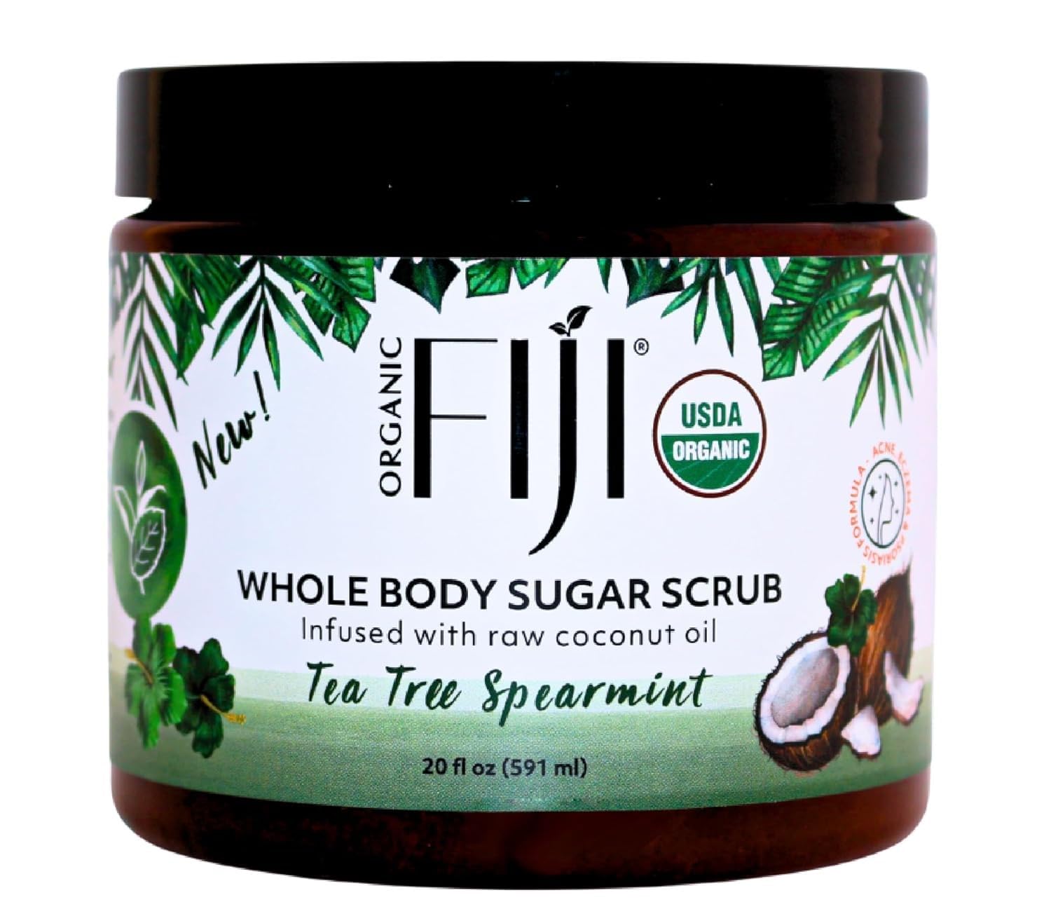 Organic Fiji Whole Body Scrub - Infused with Coconut Oil & Exfoliating - Organic Fiji Official Product View 10