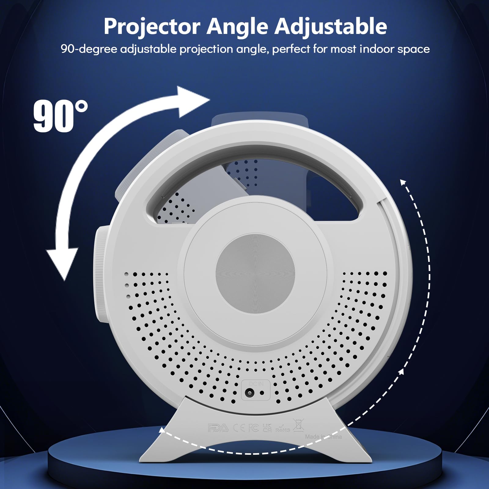 Rossetta 3D Galaxy Projector, 60 Scenes Star Light Projector for by Rossetta - Angle View 7
