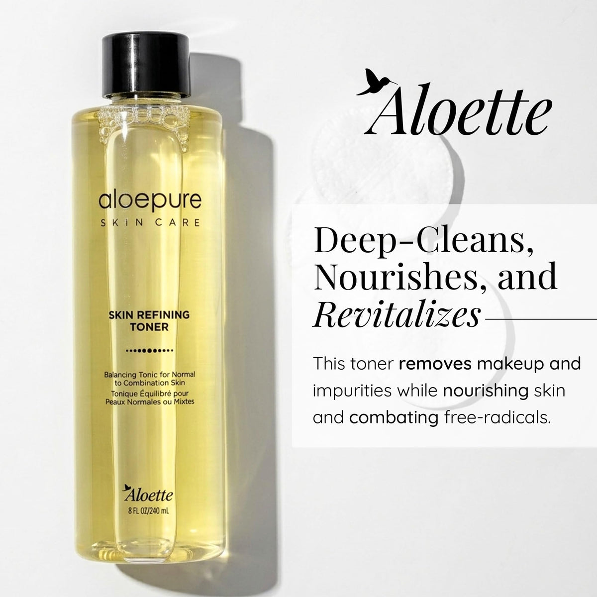 Aloette Skin Refining Toner for Face - Aloette Official Imagery - 3