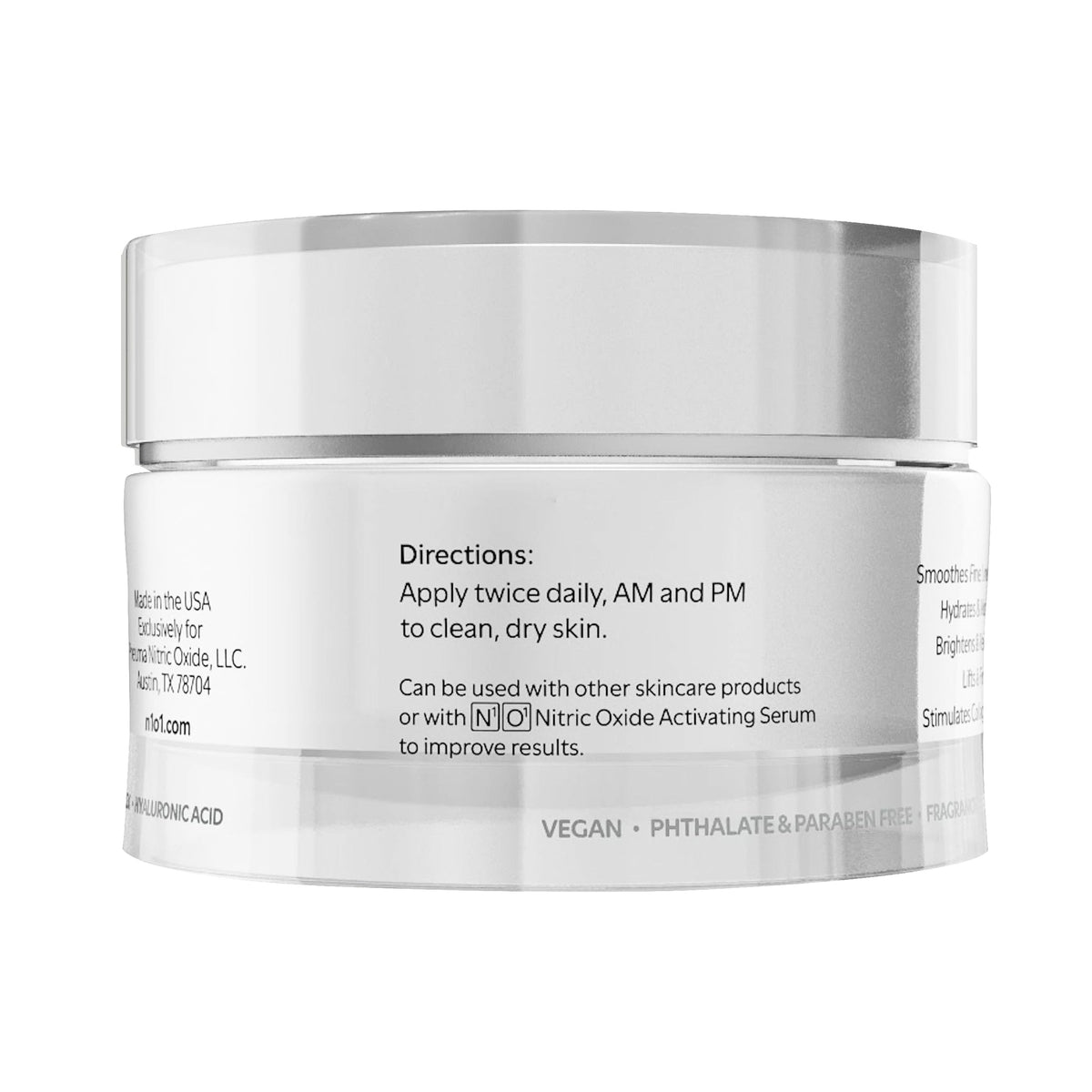 N1O1 Nitric Oxide Face Cream Anti Aging Skincare Routine 1 - N1O1 Official Product Imagery - 3