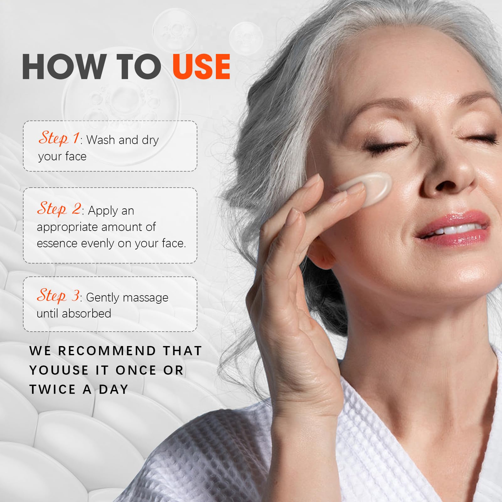 Super Vitamin C Serum for Women over 70 All In One Total - Nodfens Official Imagery - 8