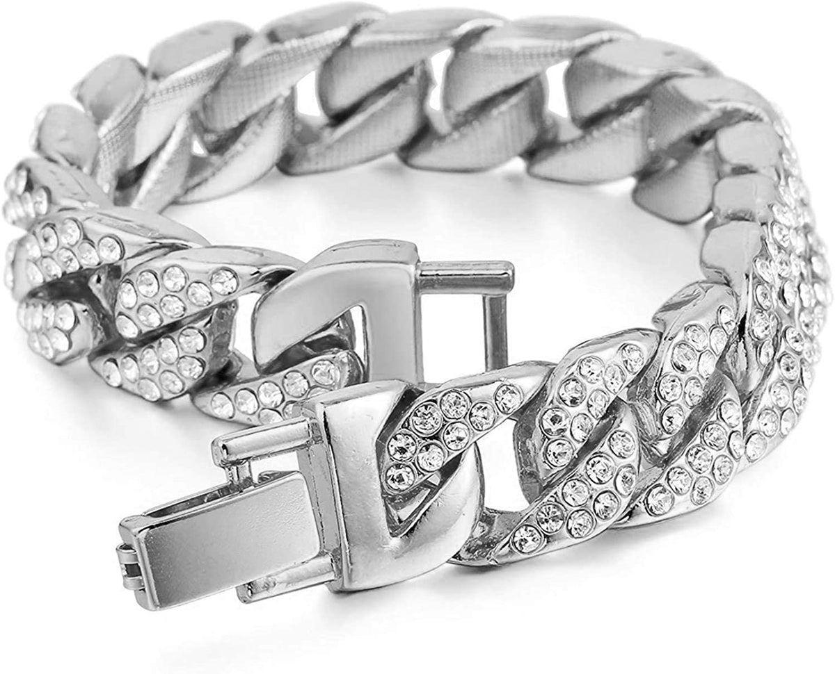 Charles Raymond Bling ed Out Round Luxury Mens Watch w Bling - Charles Raymond Official Imagery - 6