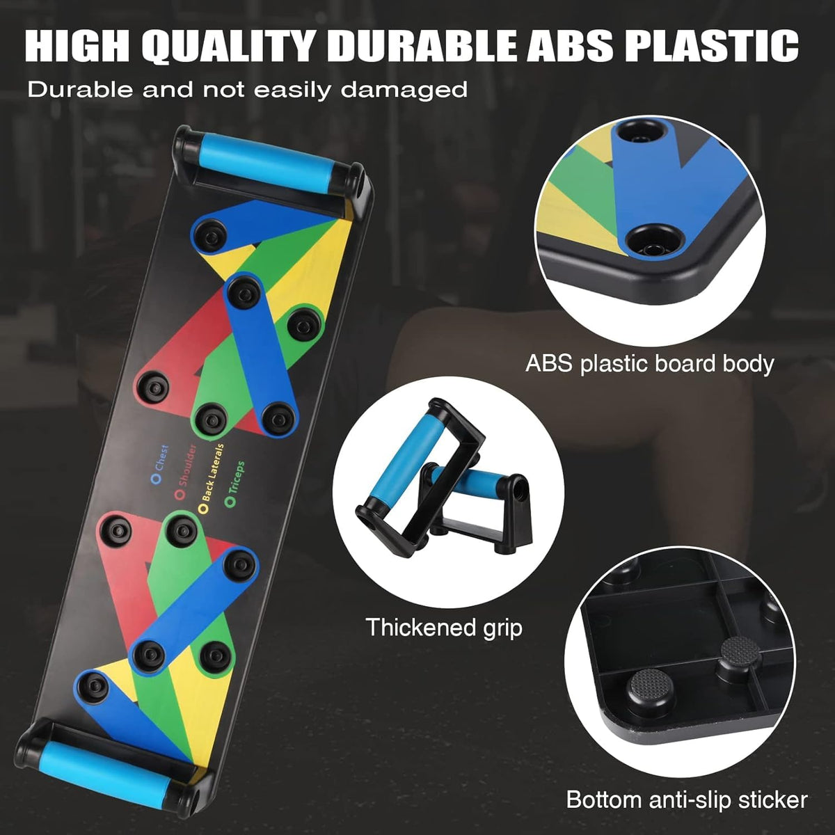 Power Pack 9 in 1 Push Up Board Multi Functional Home - thera hike Official Imagery - 3