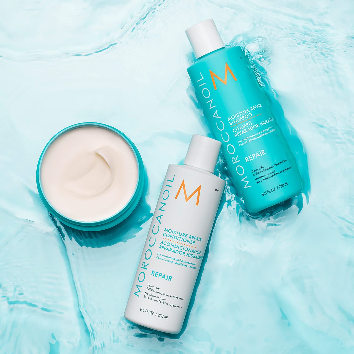 Elefair Tech Moroccanoil Moisture Repair Shampoo and Conditioner Bundle - Elefair Tech Official Product View 8